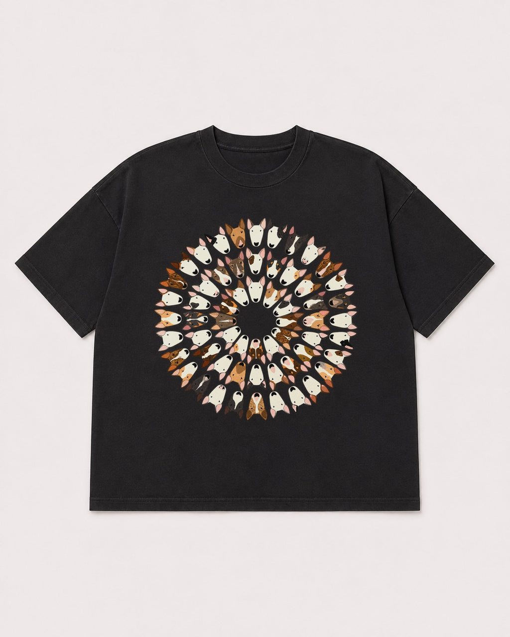Mockup Boxy Heavyweight Tee Black product