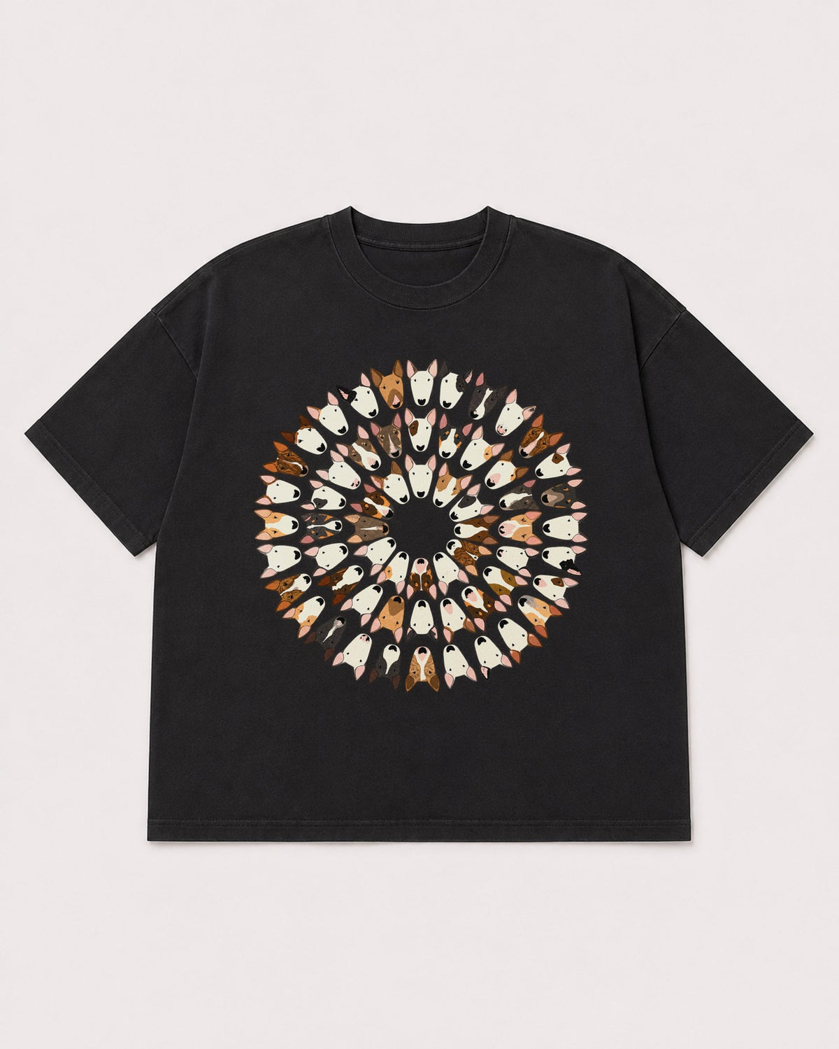 Mockup Boxy Heavyweight Tee Black product