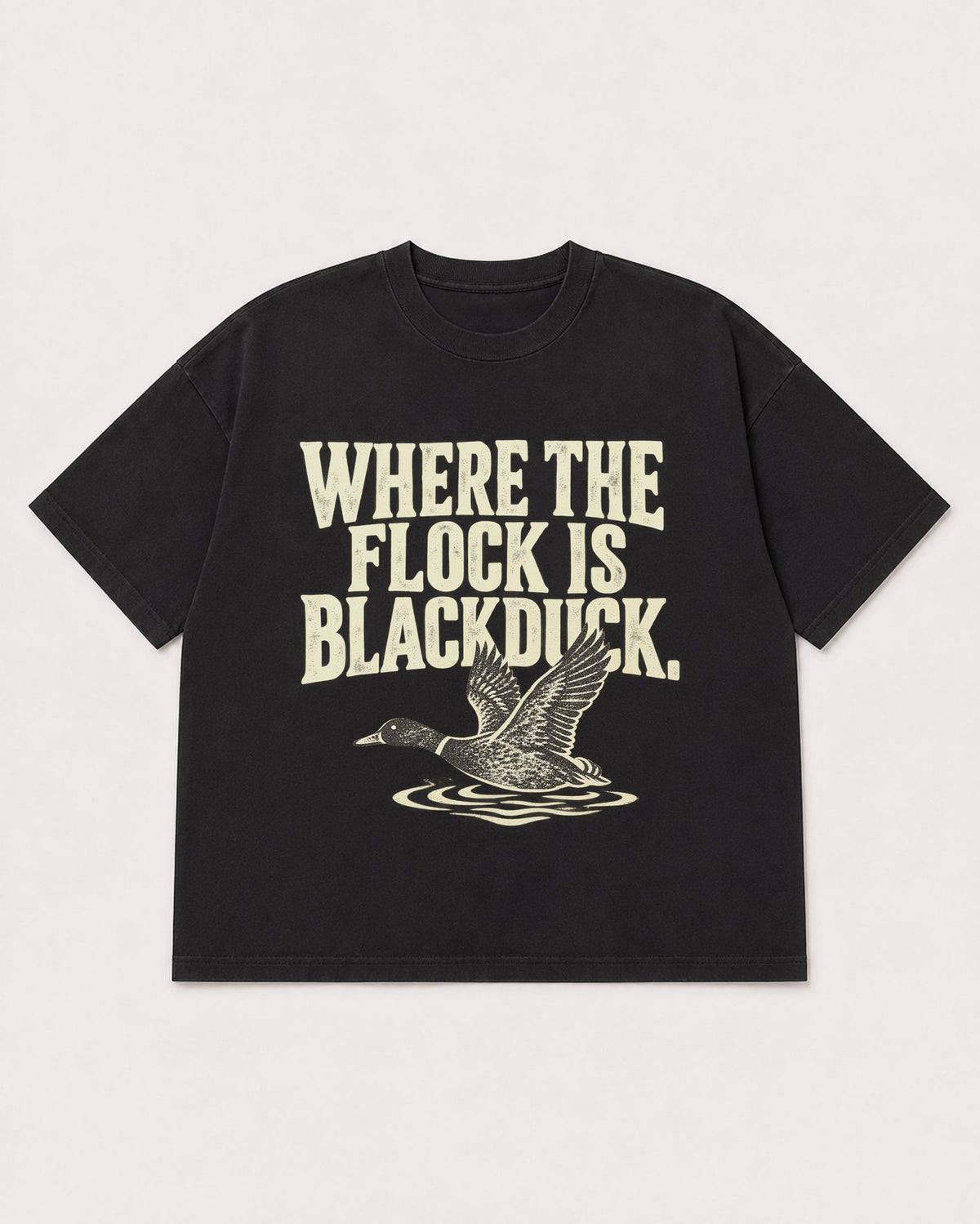 Mockup Boxy Heavyweight Tee Black product