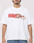 Mockup Boxy Heavyweight Tee White male close-up 02