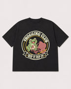 Mockup Boxy Heavyweight Tee Black product