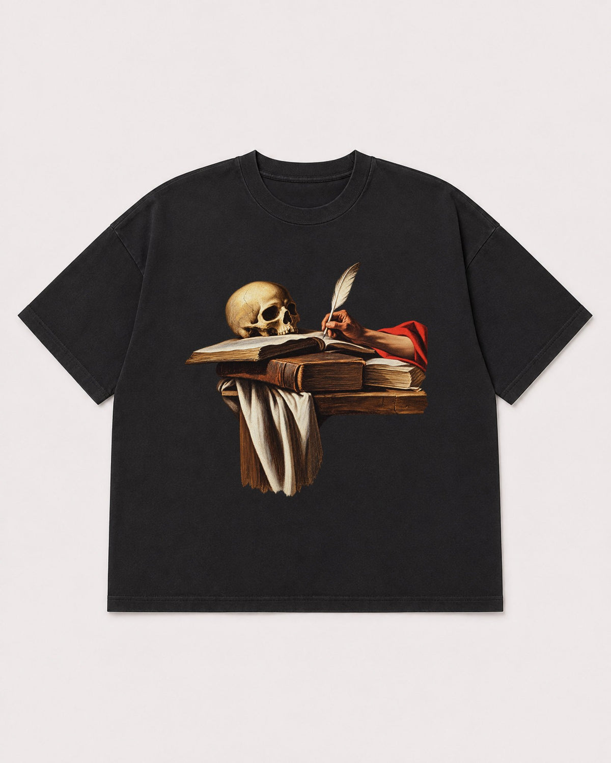 Mockup Boxy Heavyweight Tee Black product