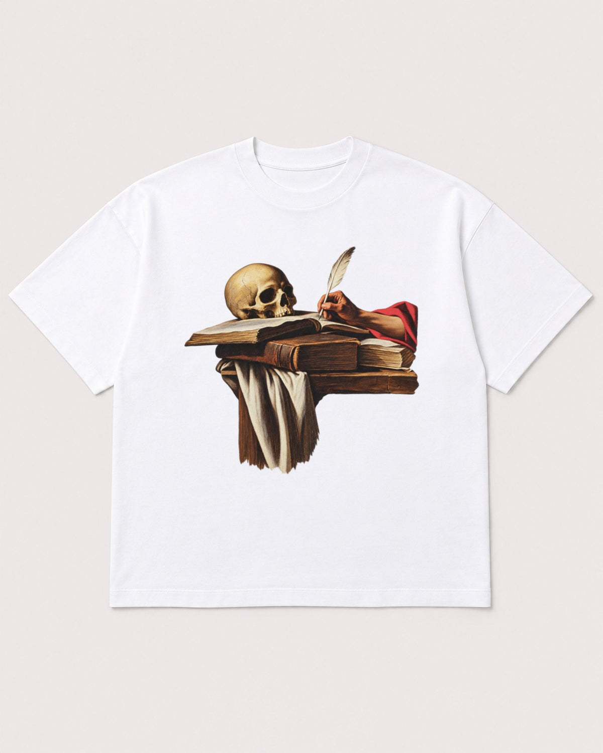 Mockup Boxy Heavyweight Tee White product