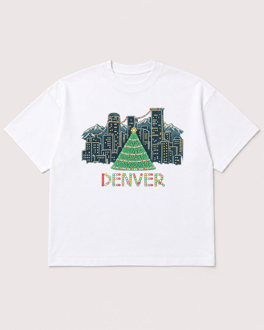 Mockup Boxy Heavyweight Tee White product