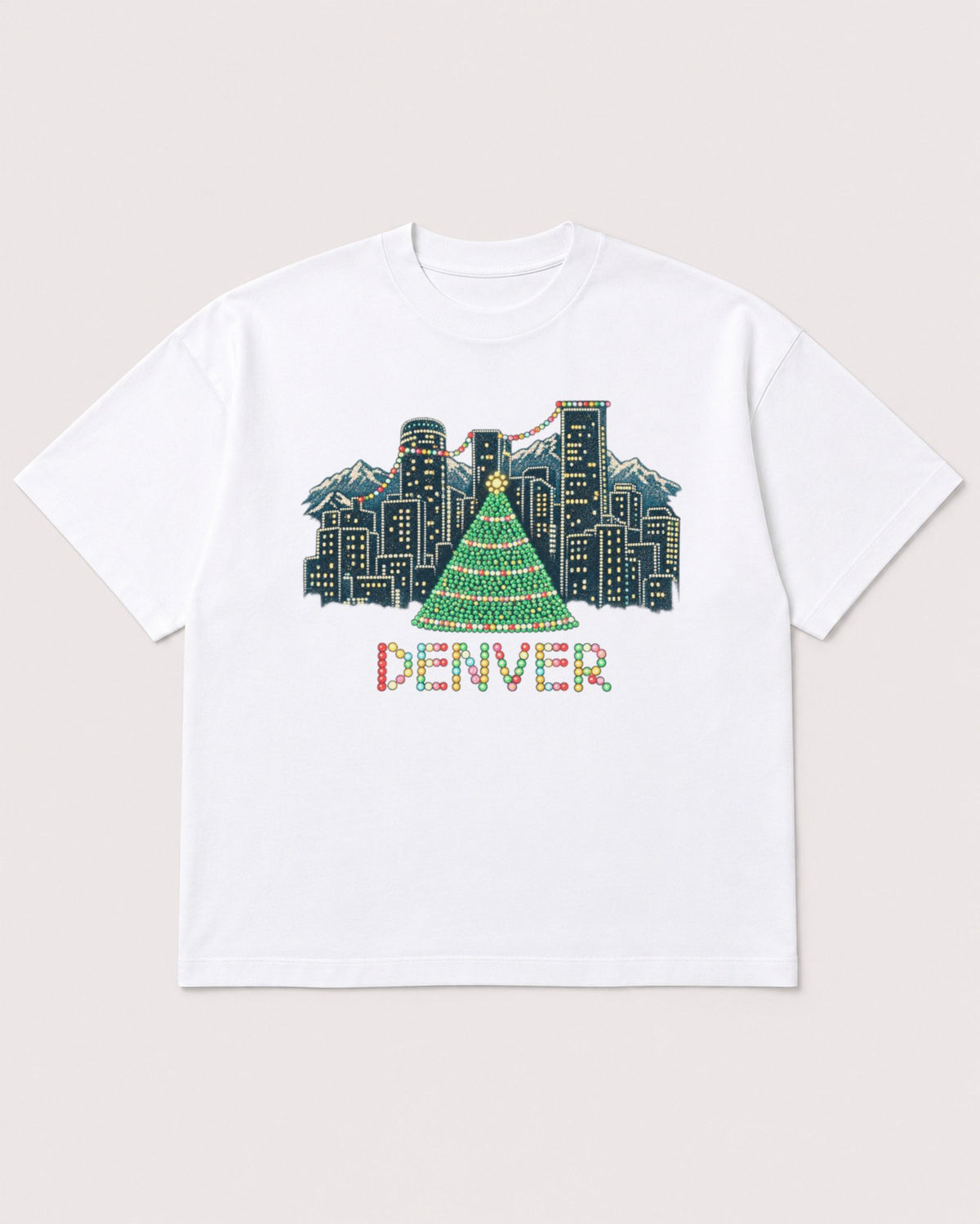 Mockup Boxy Heavyweight Tee White product