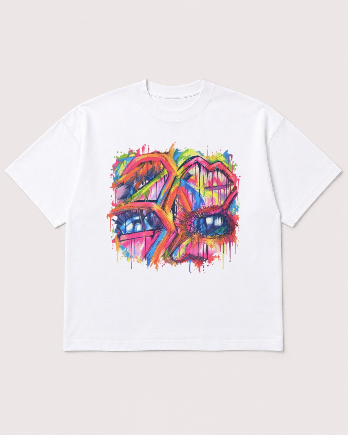 Mockup Boxy Heavyweight Tee White product