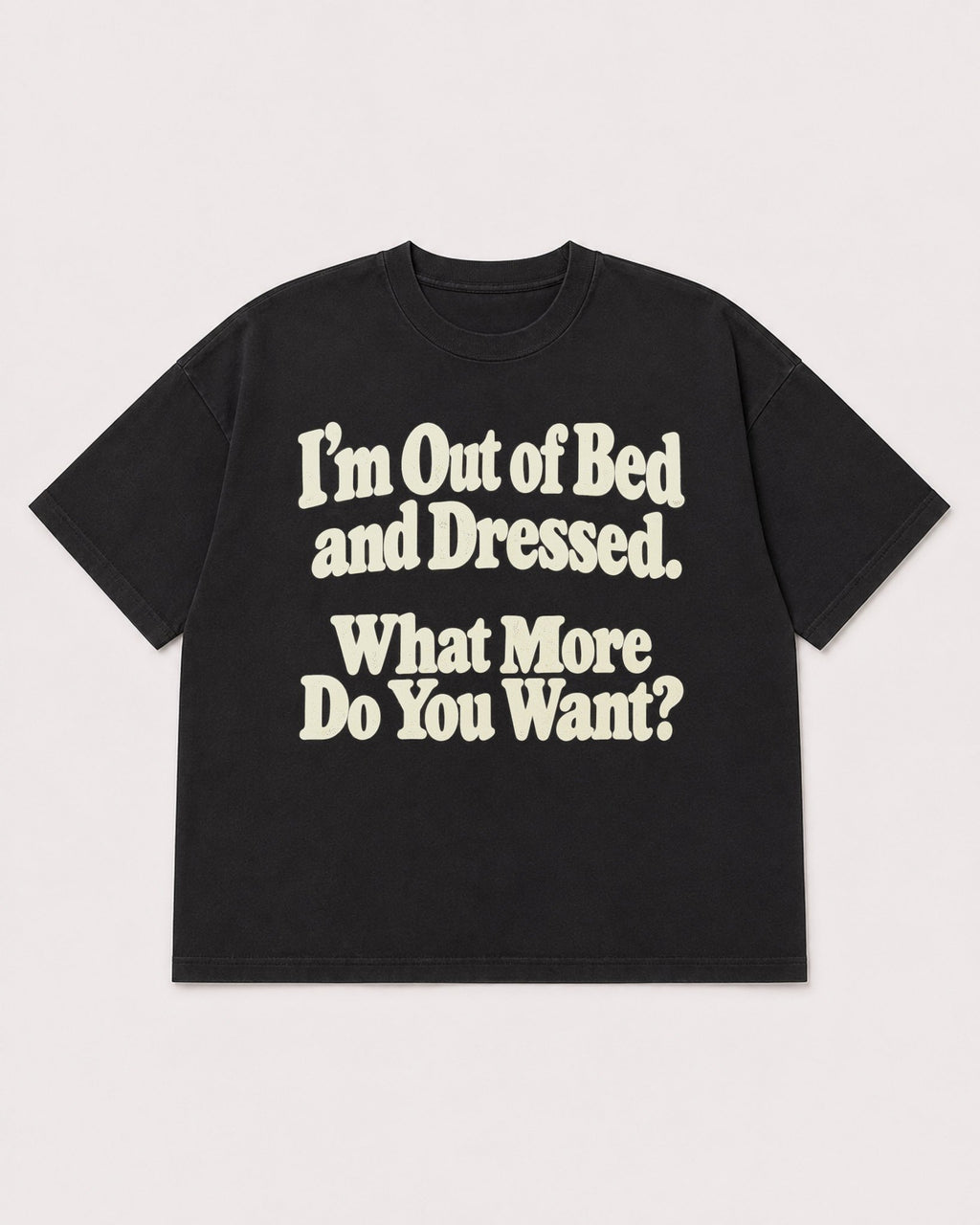 Mockup Boxy Heavyweight Tee Black product