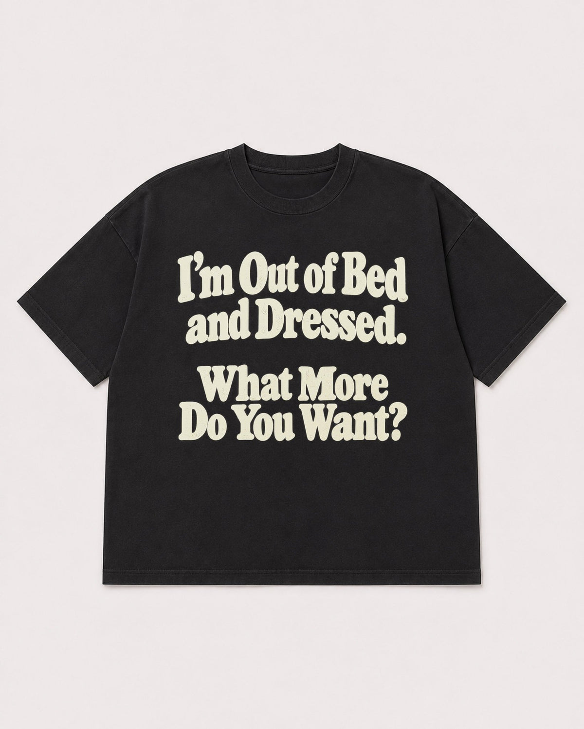 Mockup Boxy Heavyweight Tee Black product