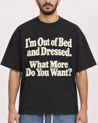Mockup Boxy Heavyweight Tee Black male close-up 07