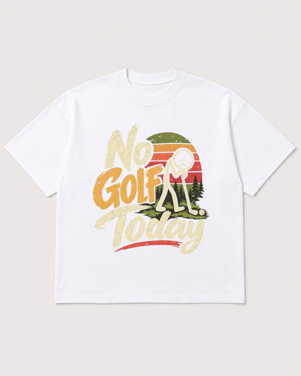 Mockup Boxy Heavyweight Tee White product