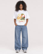 Mockup Boxy Heavyweight Tee White female full-body 05