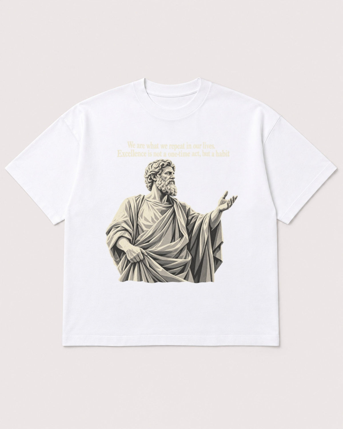 Mockup Boxy Heavyweight Tee White product