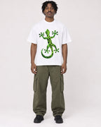 Mockup Boxy Heavyweight Tee White male full-body 04