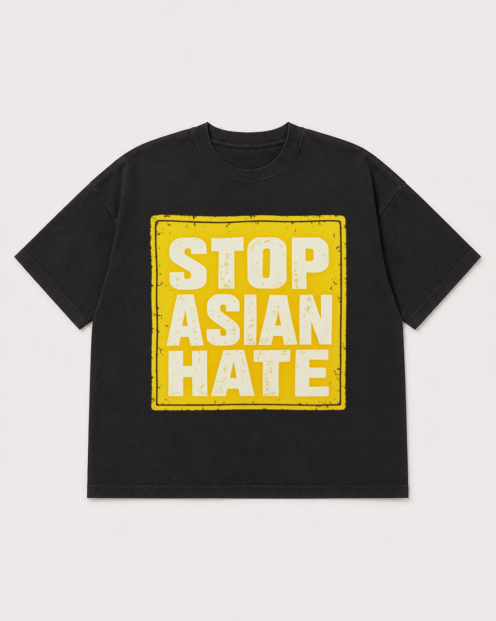 Mockup Boxy Heavyweight Tee Black product