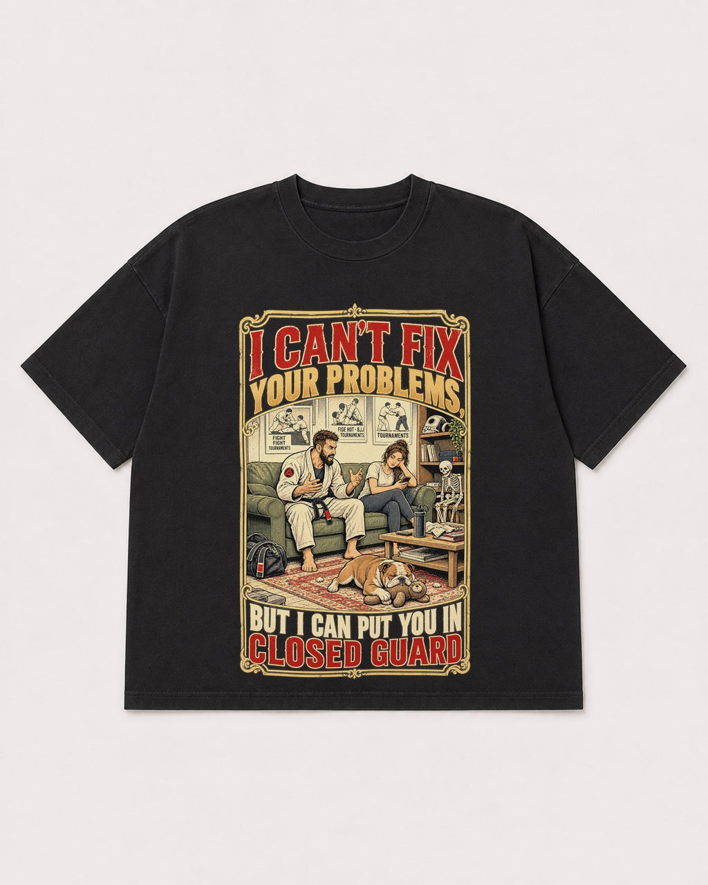 Mockup Boxy Heavyweight Tee Black product