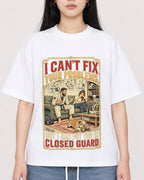 Mockup Boxy Heavyweight Tee White female close-up 01