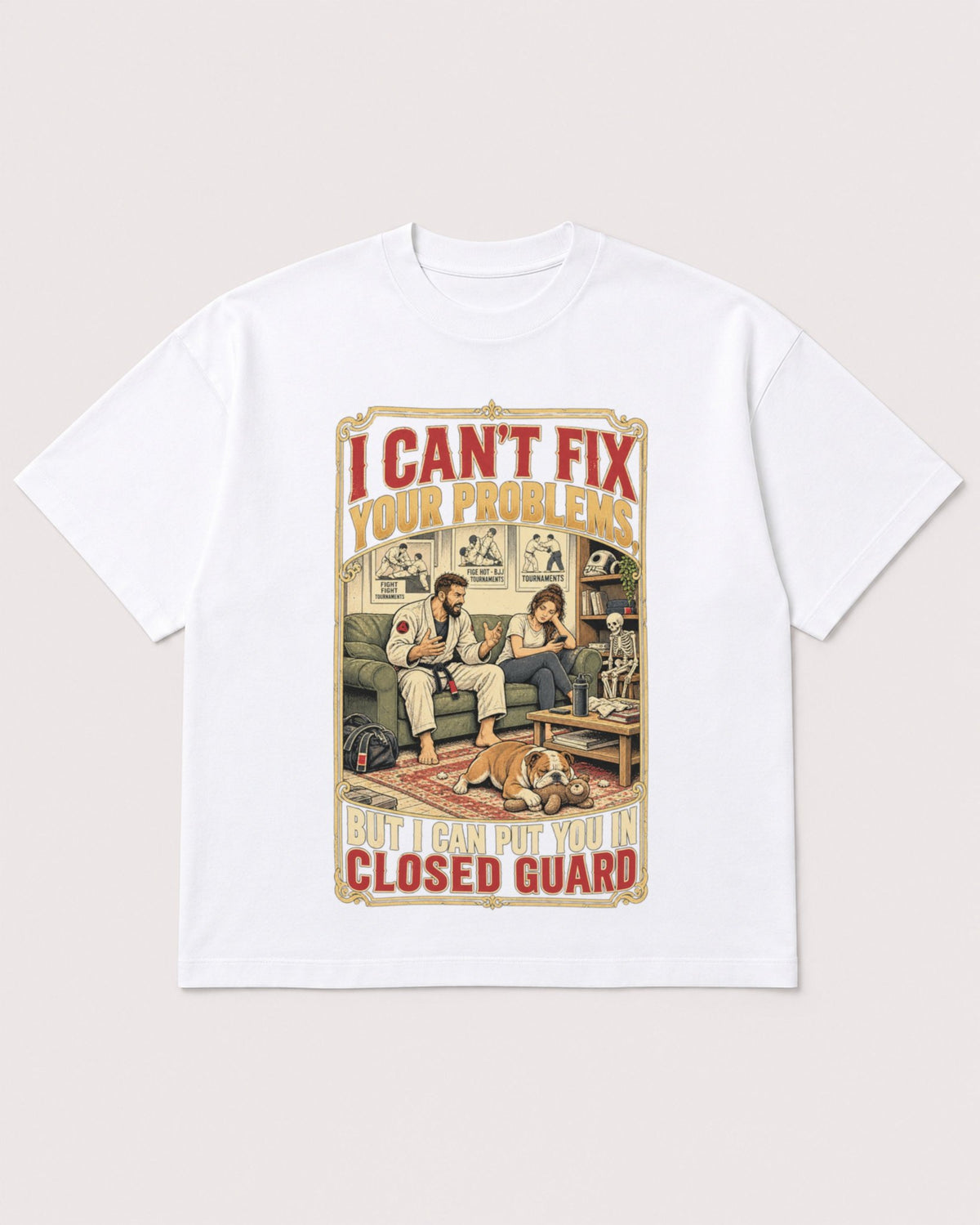 Mockup Boxy Heavyweight Tee White product