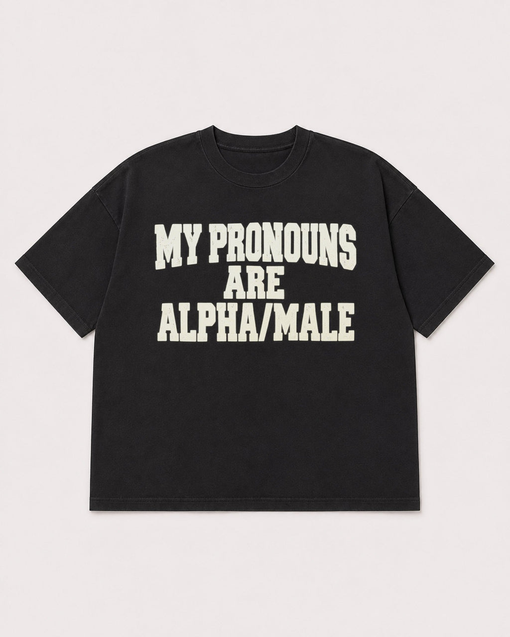 Mockup Boxy Heavyweight Tee Black product