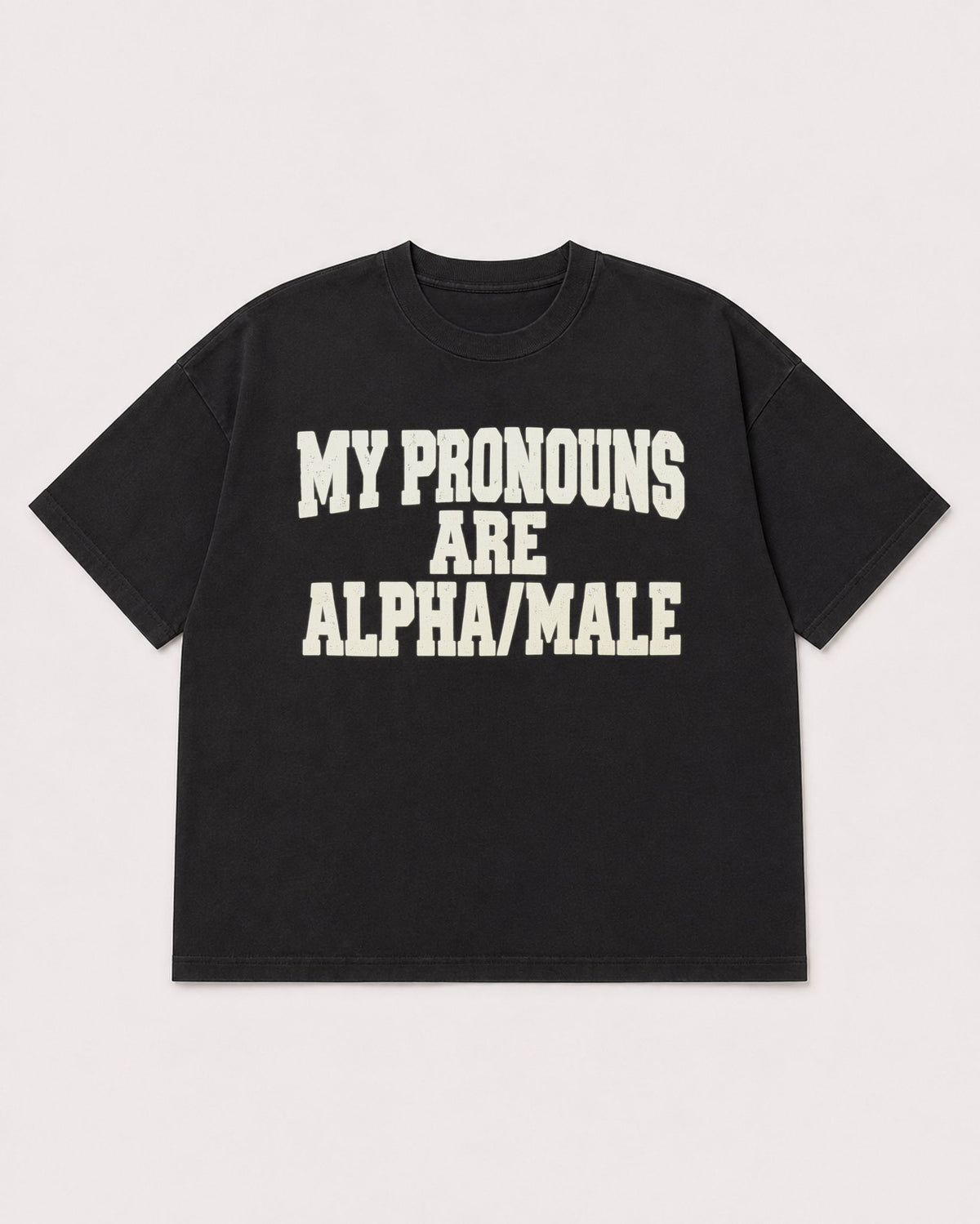 Mockup Boxy Heavyweight Tee Black product