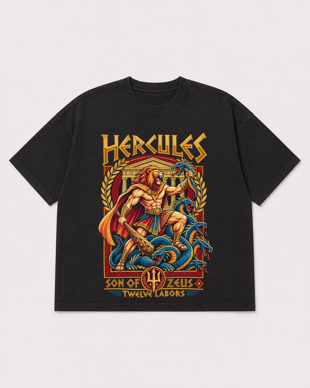 Mockup Boxy Heavyweight Tee Black product