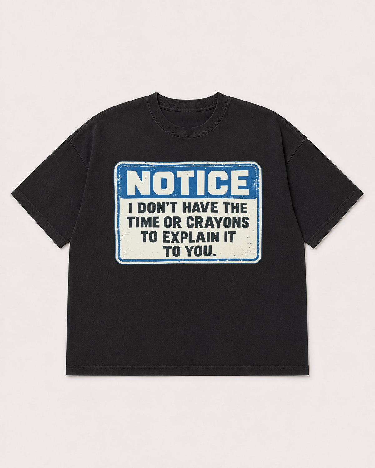 Mockup Boxy Heavyweight Tee Black product