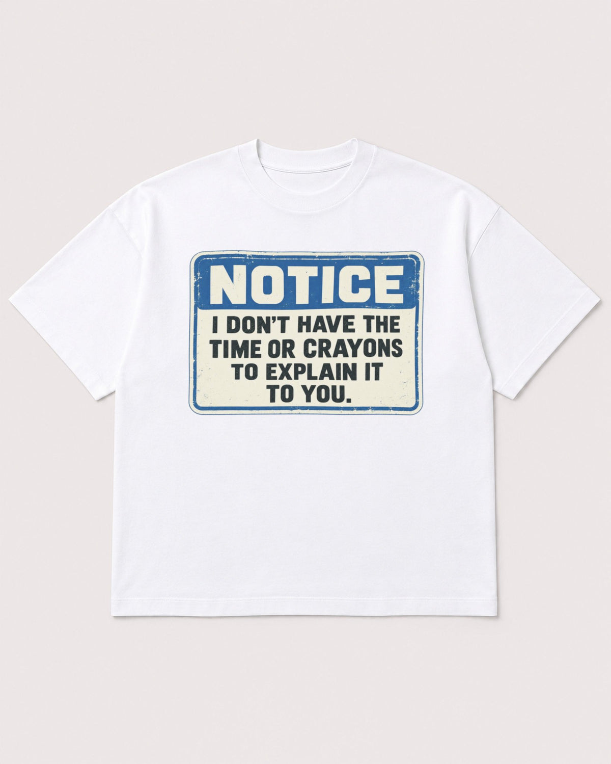 Mockup Boxy Heavyweight Tee White product