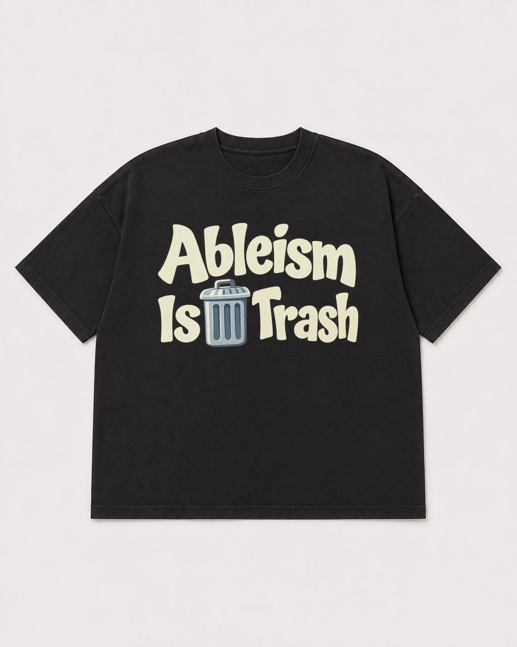 Mockup Boxy Heavyweight Tee Black product