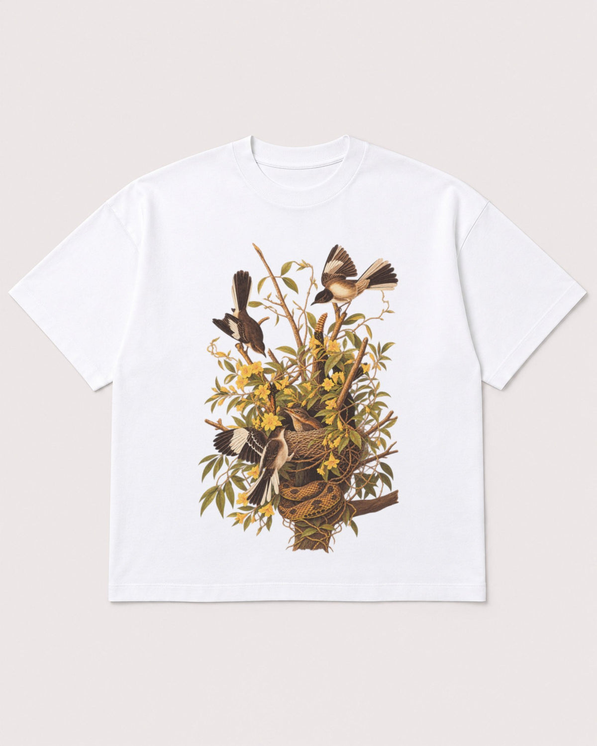 Mockup Boxy Heavyweight Tee White product
