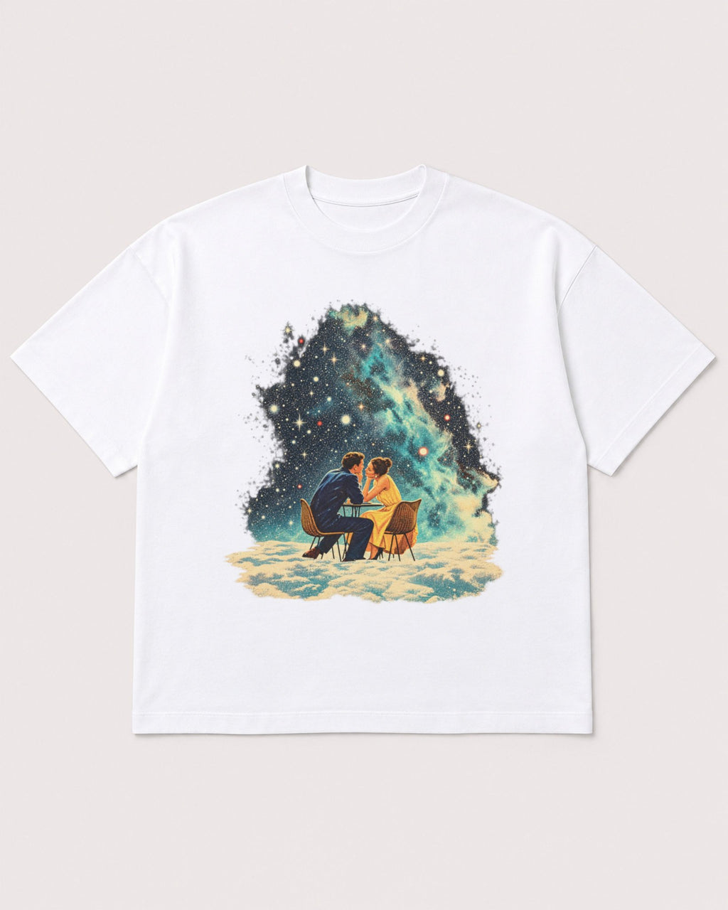 Mockup Boxy Heavyweight Tee White product
