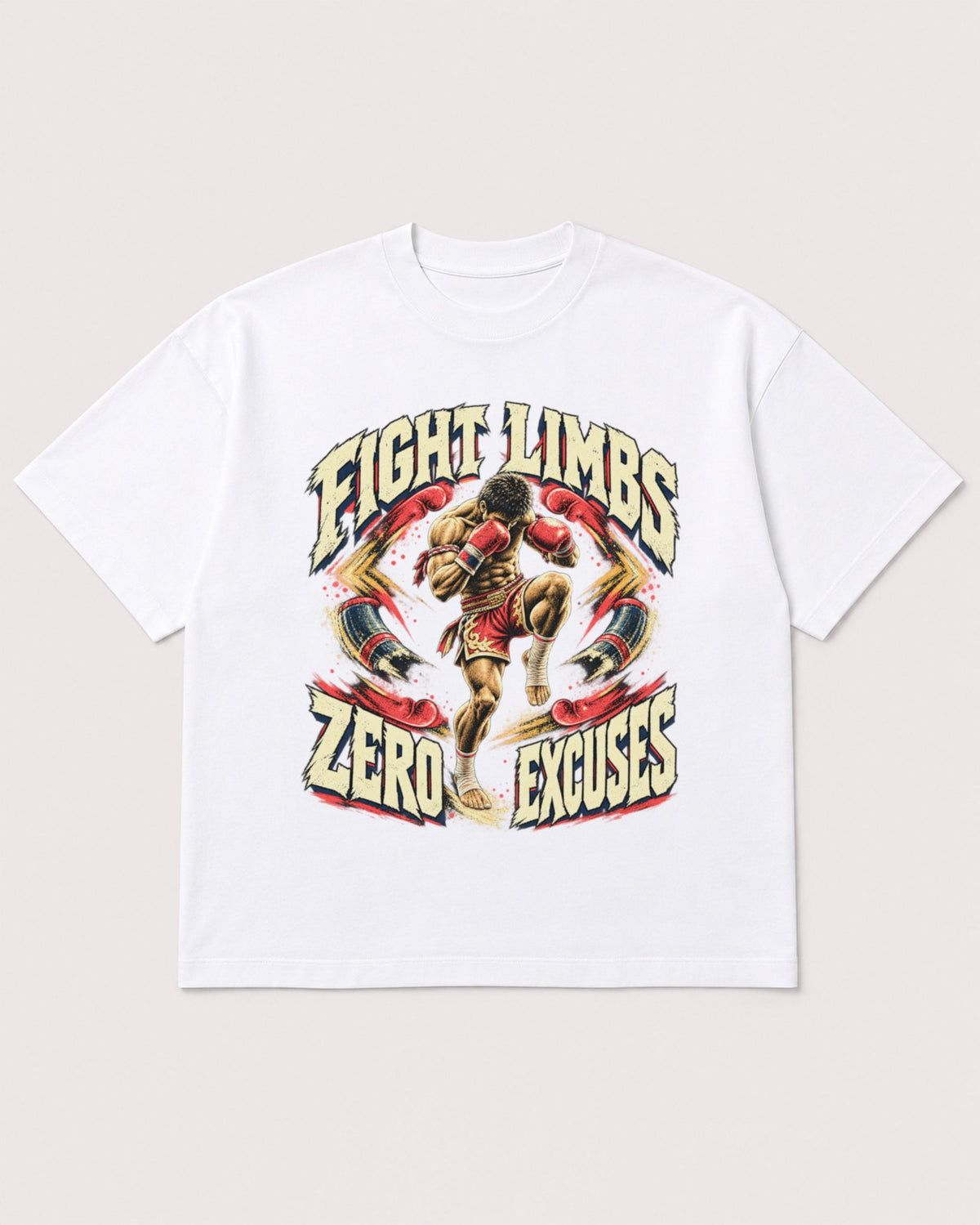 Mockup Boxy Heavyweight Tee White product