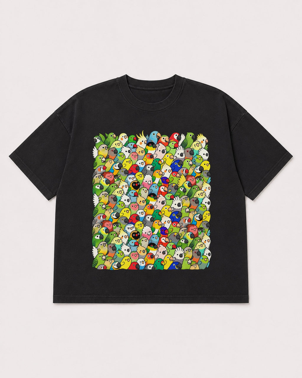Mockup Boxy Heavyweight Tee Black product