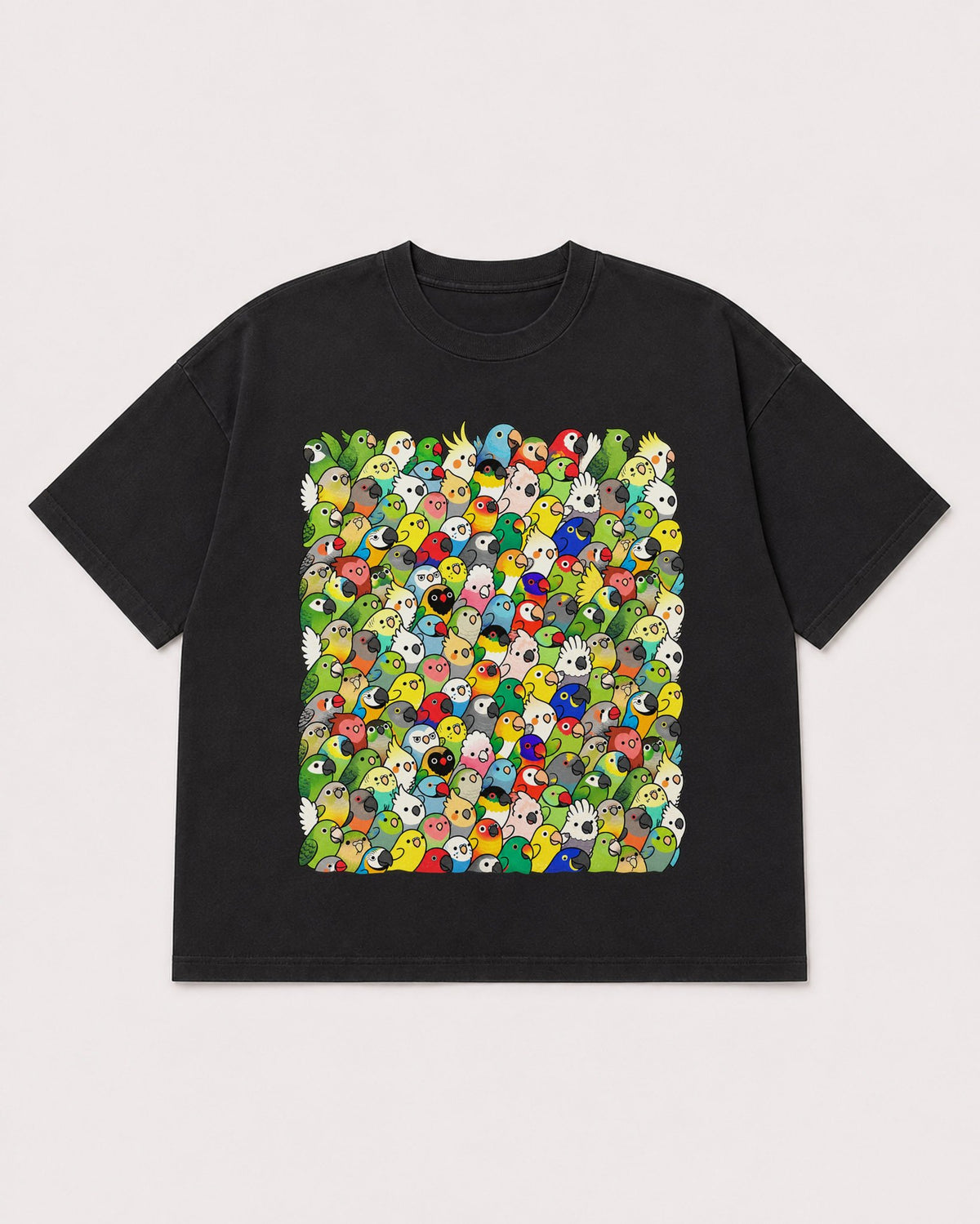 Mockup Boxy Heavyweight Tee Black product