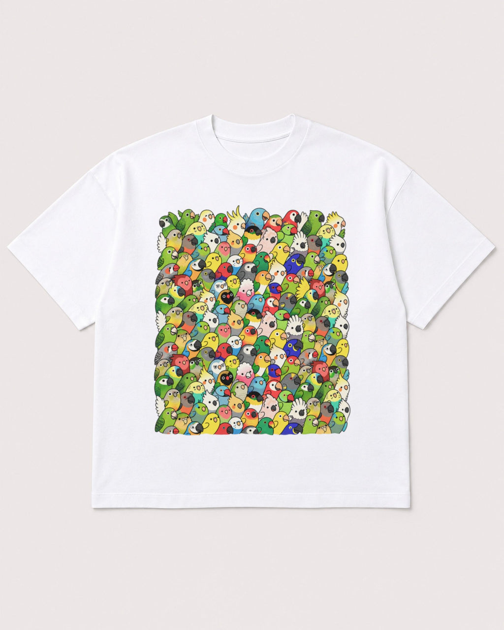 Mockup Boxy Heavyweight Tee White product