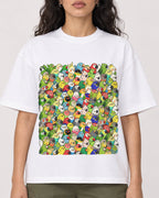 Mockup Boxy Heavyweight Tee White female close-up 07