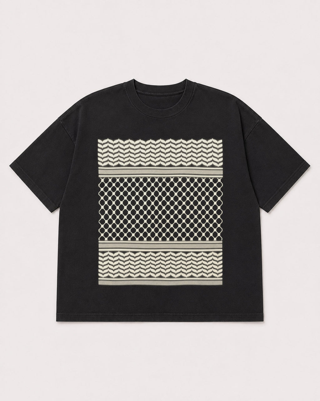Mockup Boxy Heavyweight Tee Black product