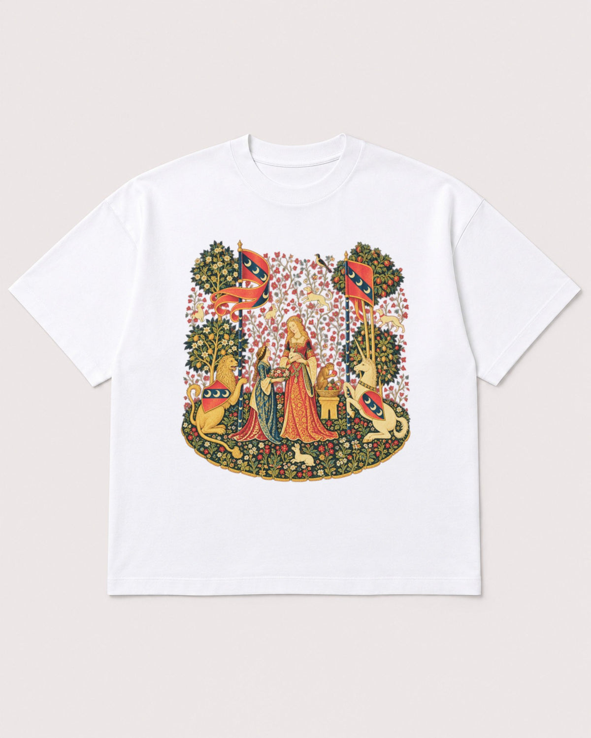 Mockup Boxy Heavyweight Tee White product