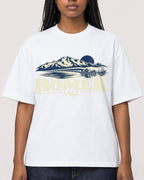 Mockup Boxy Heavyweight Tee White female close-up 04