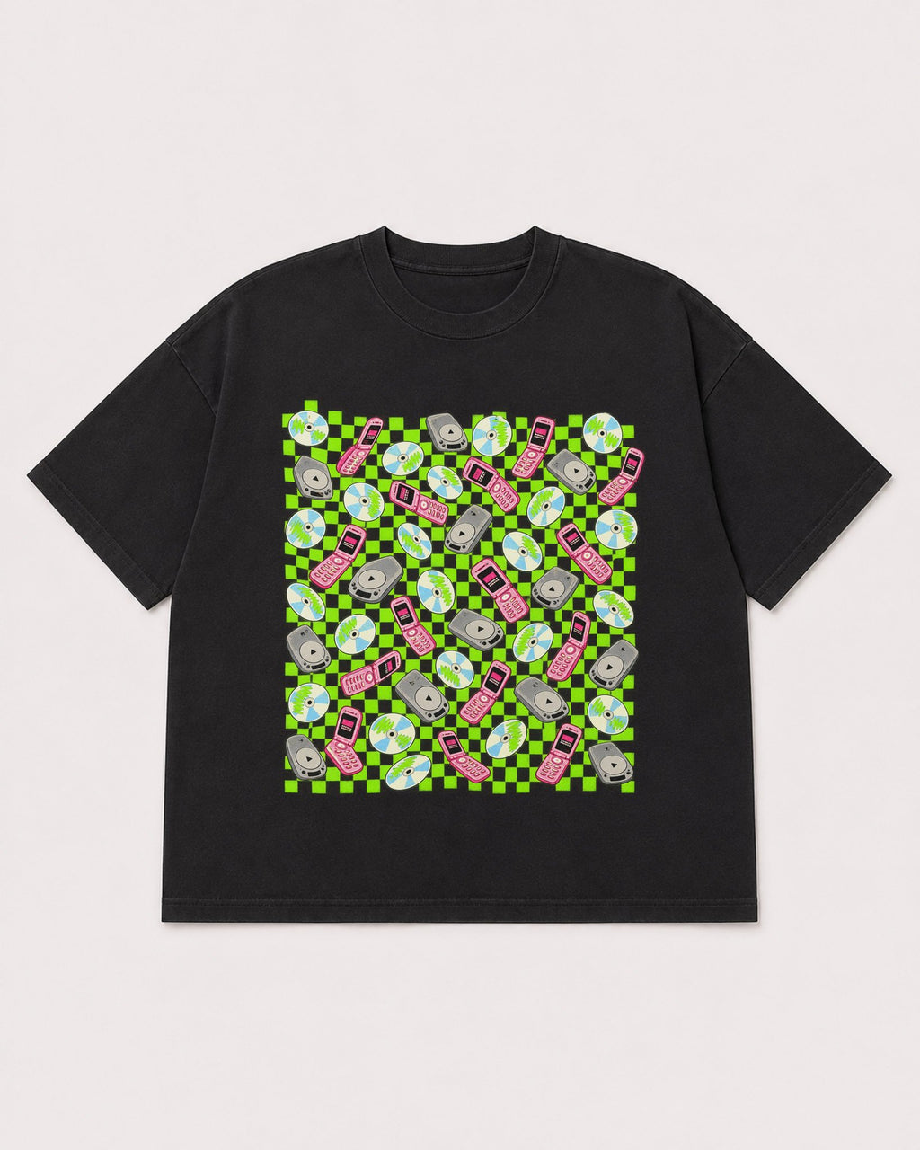Mockup Boxy Heavyweight Tee Black product