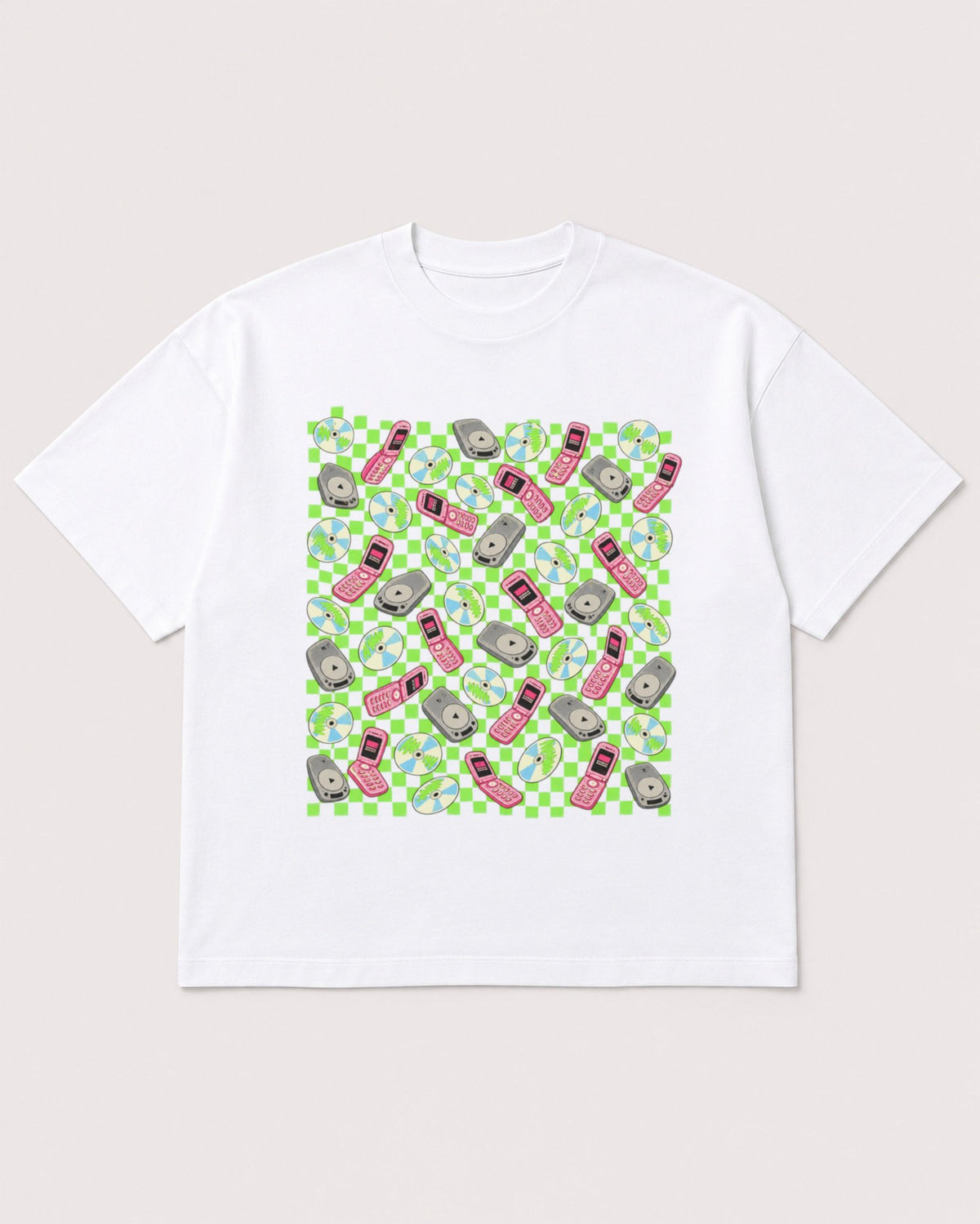 Mockup Boxy Heavyweight Tee White product