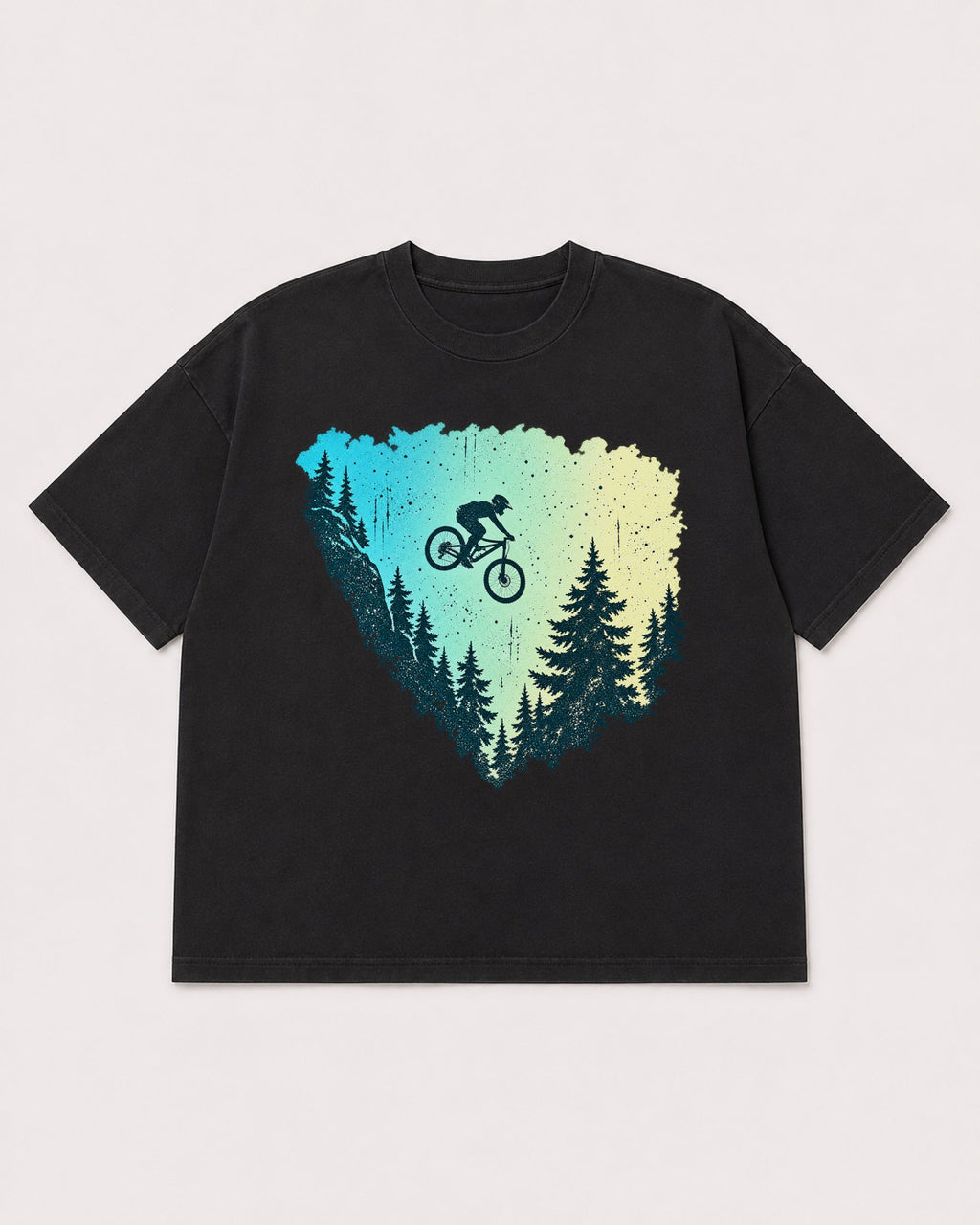 Mockup Boxy Heavyweight Tee Black product