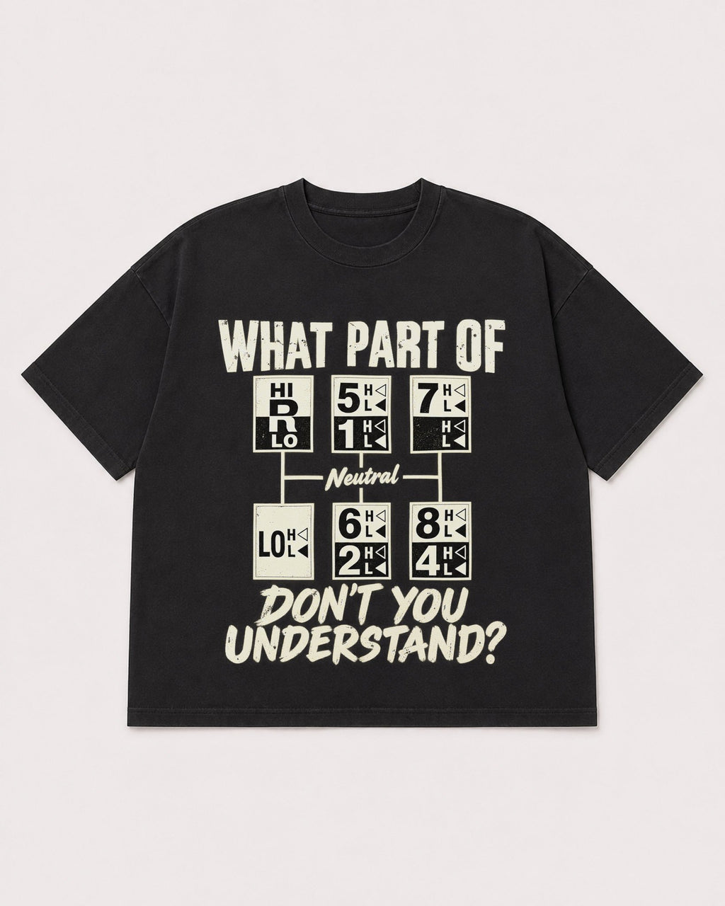 Mockup Boxy Heavyweight Tee Black product