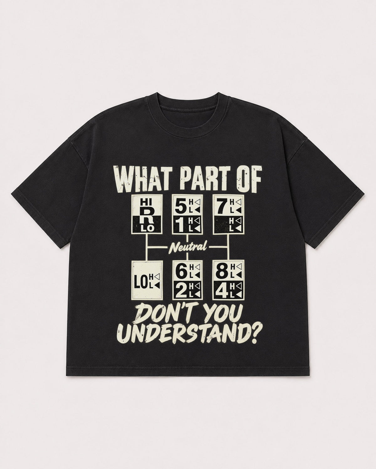 Mockup Boxy Heavyweight Tee Black product