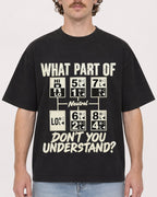 Mockup Boxy Heavyweight Tee Black male close-up 09
