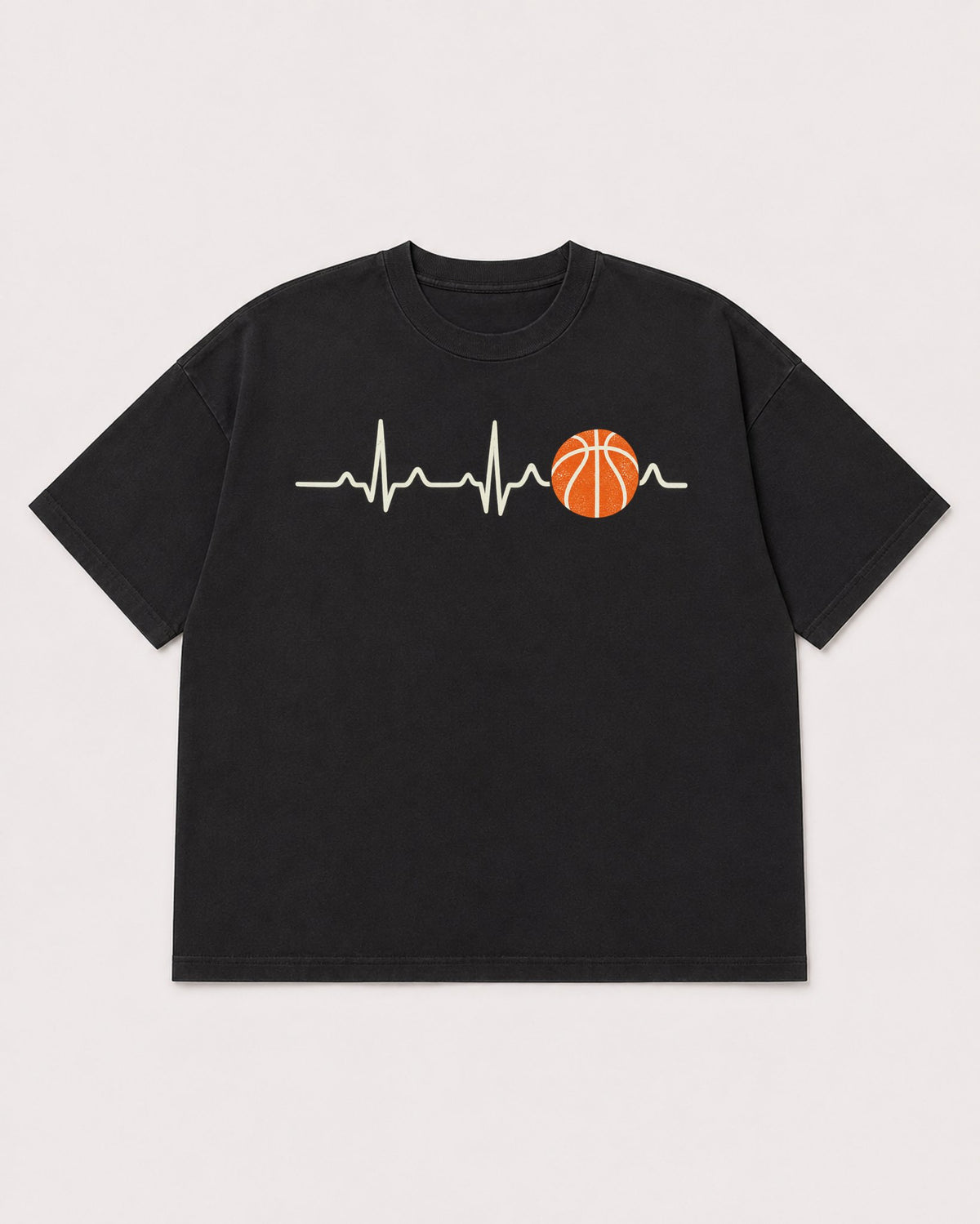 Mockup Boxy Heavyweight Tee Black product