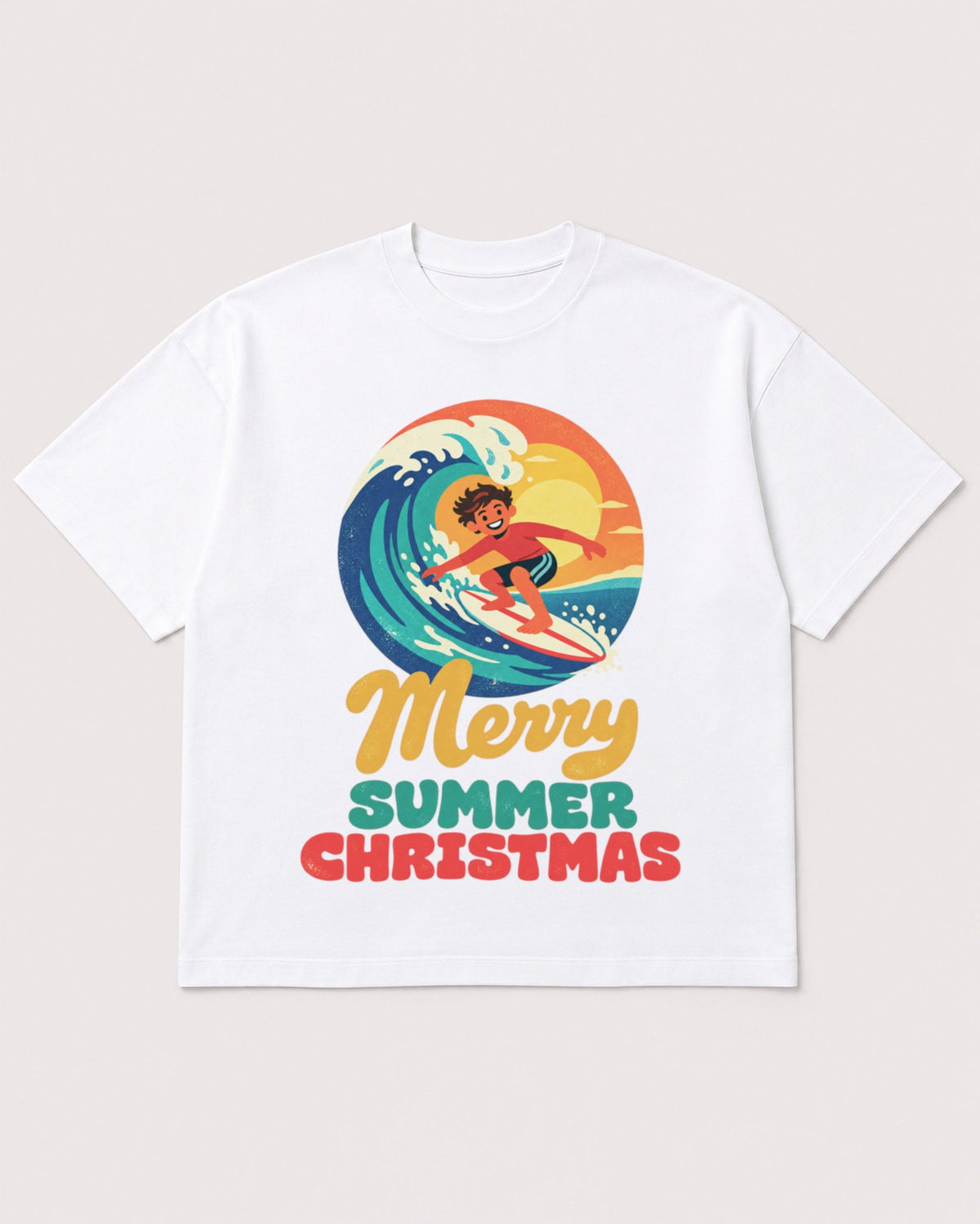 Mockup Boxy Heavyweight Tee White product