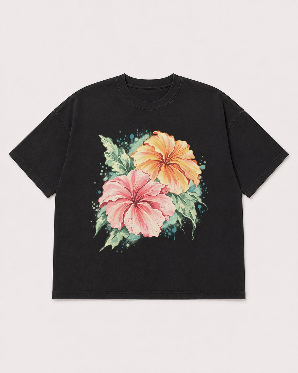 Mockup Boxy Heavyweight Tee Black product