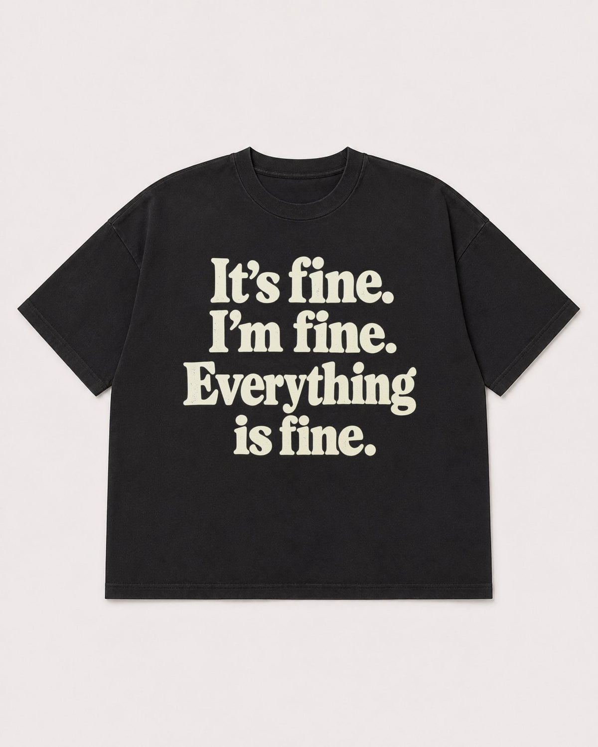 Mockup Boxy Heavyweight Tee Black product