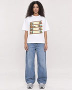 Mockup Boxy Heavyweight Tee White female full-body 10