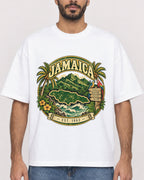Mockup Boxy Heavyweight Tee White male close-up 07