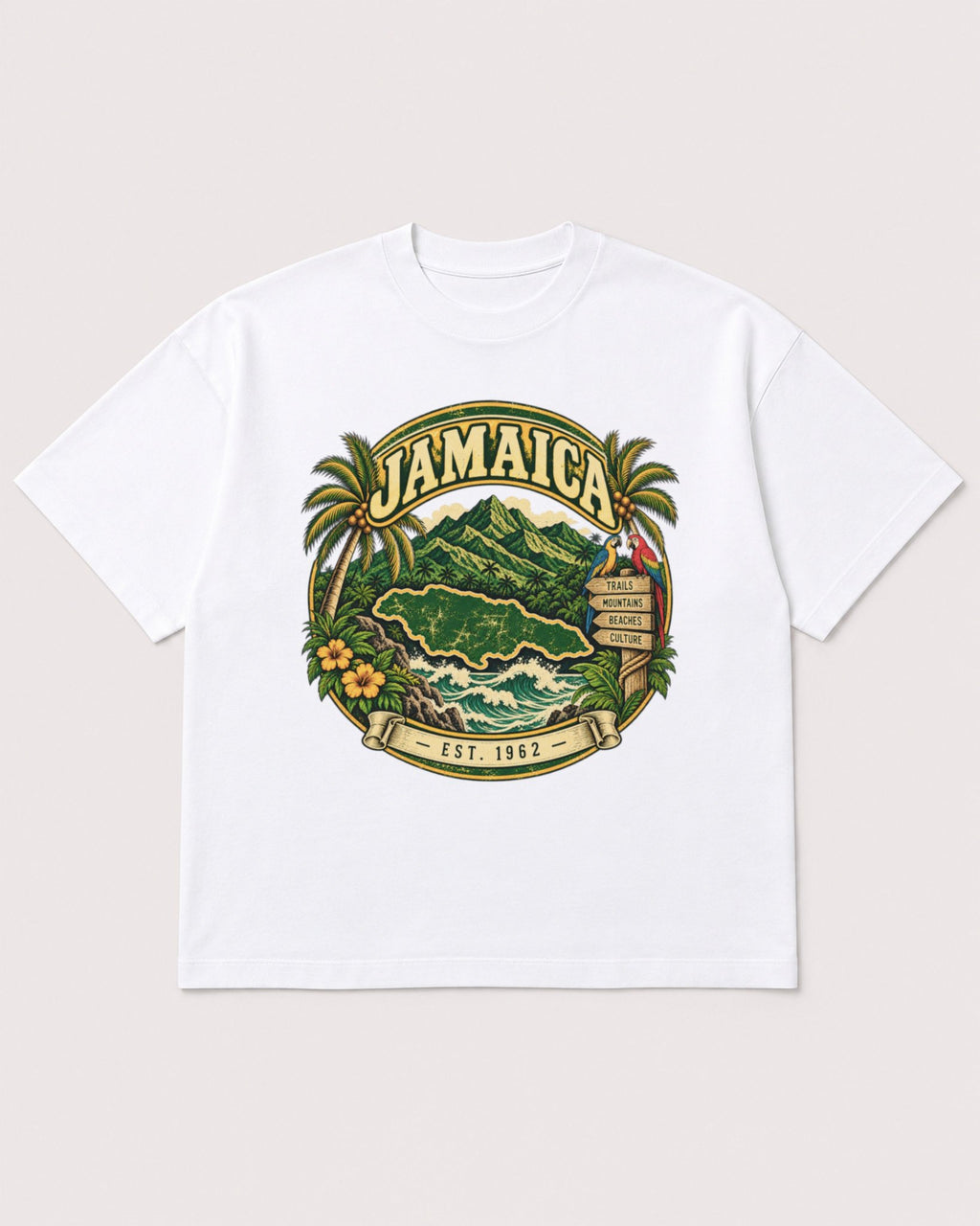 Mockup Boxy Heavyweight Tee White product